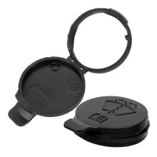 Car Windshield Wiper Fluid Cap Black Plastic 2 Pack