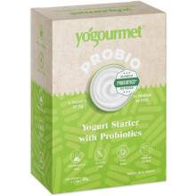 Yogourmet - Probiotic Yogurt Starter (6 Sachets = 6 Liters) - Make Yogurt at Home - Natural, Gluten-Free, Kosher, Halal