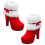 Raindrops Christmas Ankle Boots Women Red Size 9 US 1