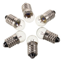 Miniature Electrical Bulbs Screw Base 12pcs