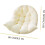 Cuscino impermeabile per sedia a dondolo, bianco, 80x120 cm 3