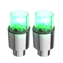 Caipín Gas Comhla LED le haghaidh Rothar Gluaisteán Gluaisrothair 2 phíosa