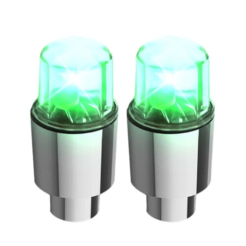 LED-ventilhætte til cykel, bil, motorcykel, 2 stk.
