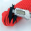 Corda di cotone, spessore 8 mm, lunghezza 10 m, confezione da 2 pezzi, colore nero e rosso. 6