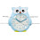 Owl Alarm Clock with Night Light Blue 1 Pack 3