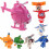 Super Wings transformerende flylekesett for barn 4