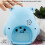Owl Alarm Clock with Night Light Blue 1 Pack 4