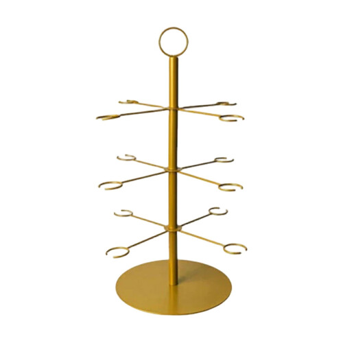 Metal Champagne Tree Stand3-Tier12Brackets