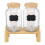 Glassdrikkedispenser med trestativ, 2-pakning 1