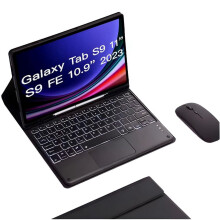 Toetsenbordhoes voor Samsung Galaxy Tab S9FE 10,9 inch, zwart