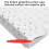 Tapete de banheiro branco 20x30 polegadas 3