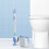 Ensemble brosse de toilette et ventouse avec brosse pour les interstices 3 pièces 1