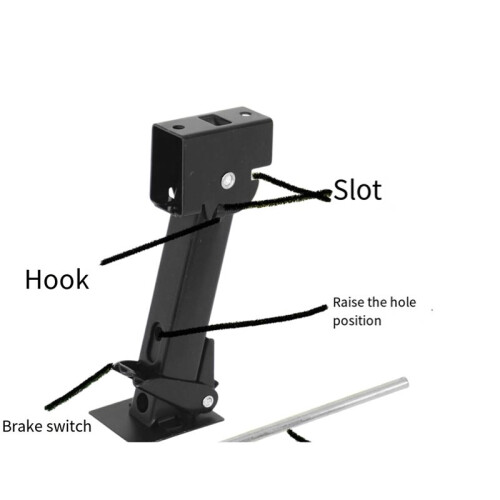 Trailer Stabilizer Outriggers Folding Parking Supports Tilting Jack Brackets for Small RVs Trailers 2