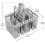 Cutlery basket dishwasher-safe removable handle 2