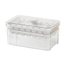 Drukijsblokjesvorm met bakje 7,6 x 4,5 x 3,7 inch, kunststof, 2 stuks