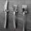 Barberknivholder vægkrog badeværelsesopbevaring 2 stk. 7