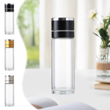Tekopp bryggekolbe dobbeltlags isolert glass 1 stk