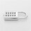 3X Anti-Theft Button Combination Padlock Digit Push Password Lock Zinc Alloy Security Lock Suitcase Luggage Coded Lock 6