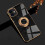 iPhone13Pro-deksel med ringstativ gullblå 2