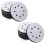 10 Pack Soft Density Interface Pads 5 Inch 8 Holes Hook and Loop Sponge Cushion Buffer Backing Pad Foam Interface Pads 1
