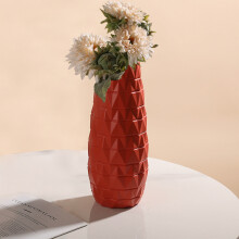 WKSCLPAI geometrisk vase imitasjon keramikk 30 cm