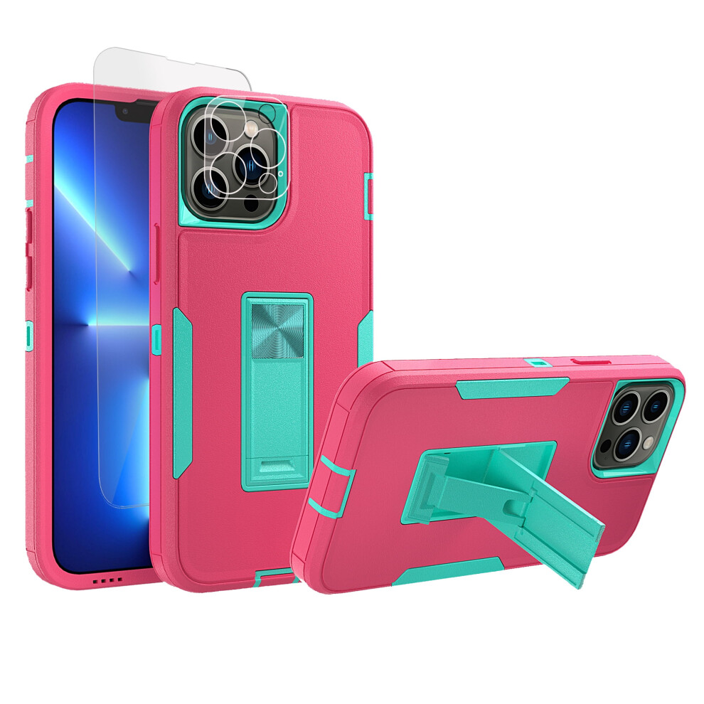 Iphone 13 Pro Case With Stand And Screen/Lens Protectors, 9329345546730