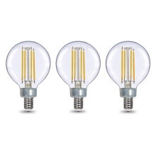 LED-filamentlamp met daglichteffect (equivalent aan 60W), 3 stuks