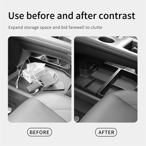 Console Centrale Inferiore per Auto per  Sienna 2024, Organizer per Accessori Interni Auto 1
