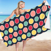 Microvezel strandhanddoek, zacht, extra groot, 30x60 inch