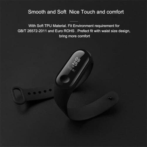 Pasek Xiaomi Mi Band4watch czarny 1