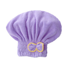 Haartrockenhaube aus Mikrofaser für Damen mit Schleife (1 Stück)