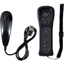 Mando a distancia Wii con MotionPlus y Nunchuk negro