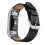 Ekte skinnrem til Fitbit Charge2, svart 2