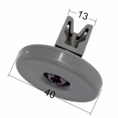Dishwasher Basket Wheels 8 pcs Compatible with Many Models 1