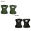 Ginocchiere Mordely per giardinaggio, in morbida schiuma memory, colore verde. 4