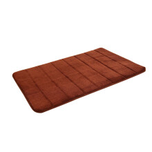 Alfombrilla para inodoro HEVIRGO de espuma viscoelástica gruesa antideslizante.