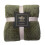 Coperta verde militare 100x150 cm 1 pezzo 1