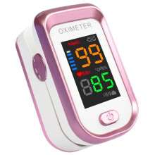 Vingerpulsoximeter met hartslagmeter, roségoud.