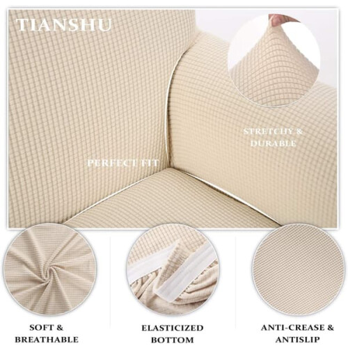 Κάλυμμα καναπέ με κάλυμμα μαξιλαριού Jacquard Stretch Spandex 2
