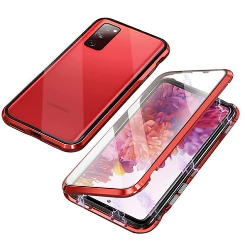 Magnetic Double Case for Samsung Galaxy S20 FE Silver 2