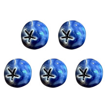 Aimants de réfrigérateur Myrtille en céramique 3D, lot de 5