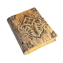 Scatola porta libri in legno stile retrò fai da te