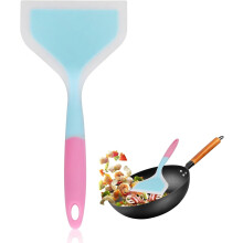 Spatola in silicone antiaderente per pancake, blu, 1 pezzo