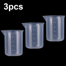 Målebeger i plast, 100 ml, 1/2/3 stk.