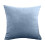 Housse de coussin en velours bleu 40 x 40 cm 1