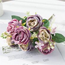 Lilla kunstige peoner silk5heads