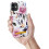 iPhone11-deksel marmorrosa blomsterbeskyttelse 4