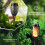 Solar fakkellantaarn met vlam (4-pack) 5
