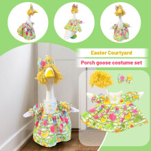 Veranda-Gänse-Outfit für 23-Zoll-Zementstatue