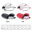 Faltbare Lesebrille Schwarz 1,0x 2